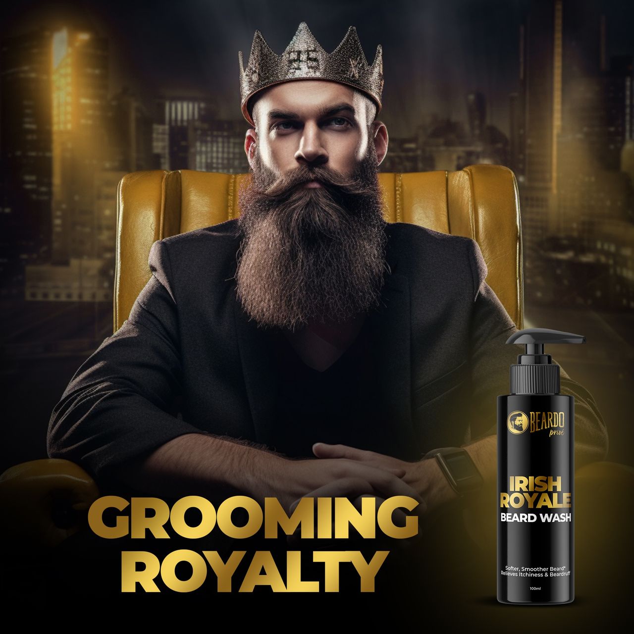 Beardo Prive Irish Royale Beard Wash