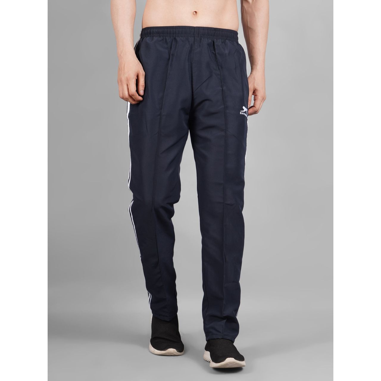 Shiv Naresh Men's Trackpant | 509 - Navy-White | M