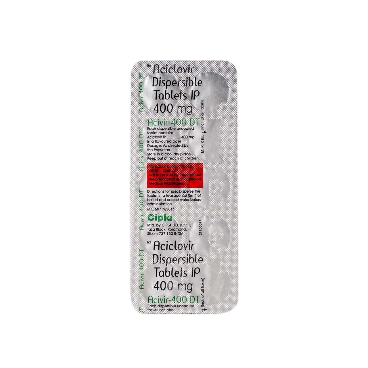 Acivir-400 DT Tablets