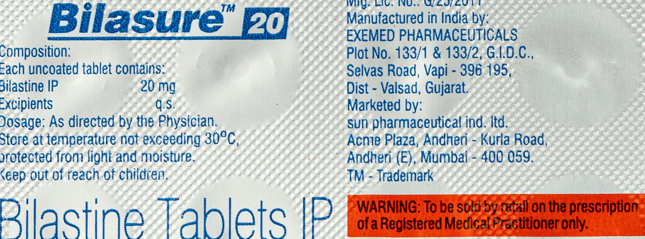 Bilasure 20 Tablets