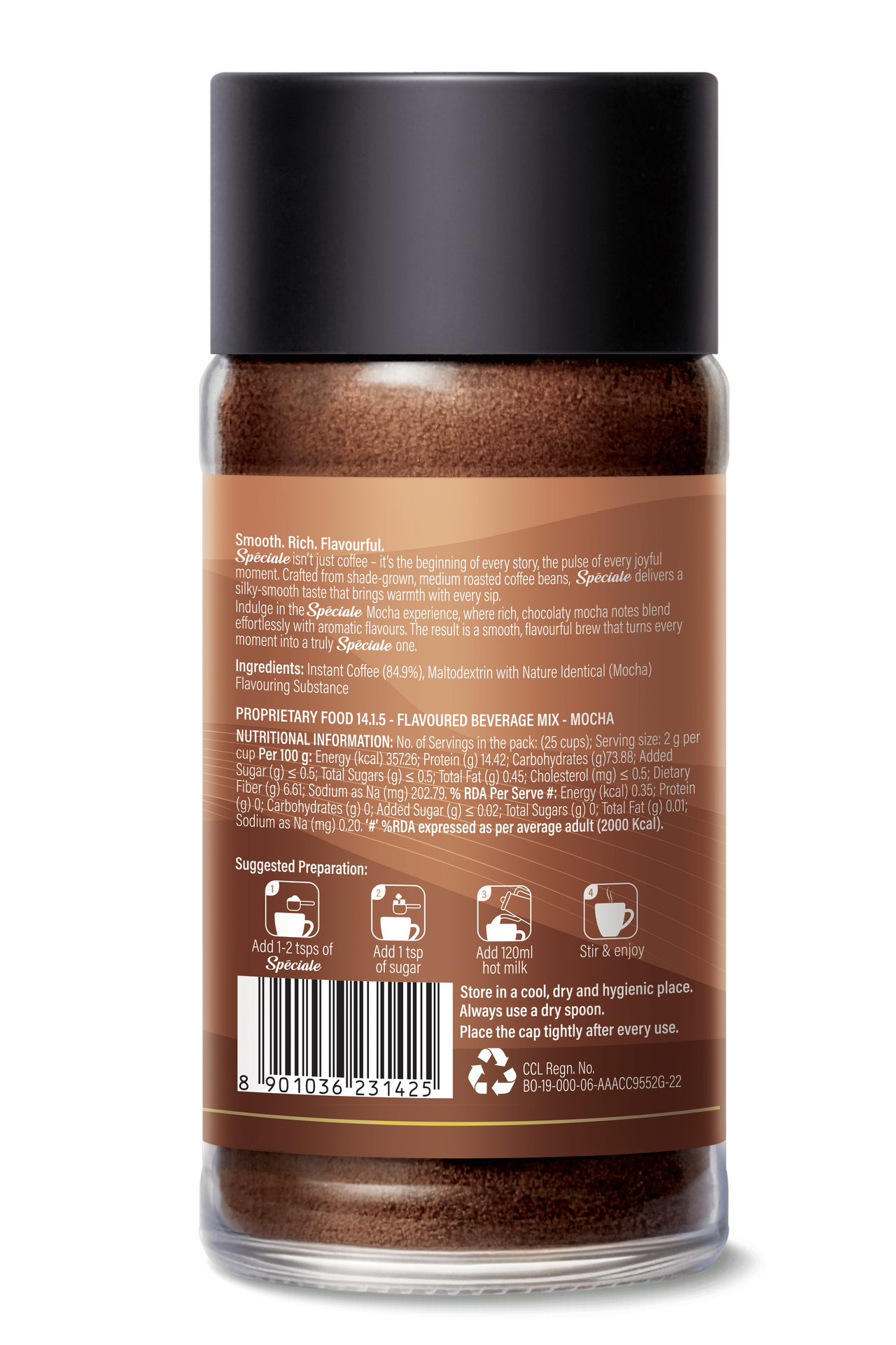 Continental Speciale Instant Coffee - Mocha | Jar