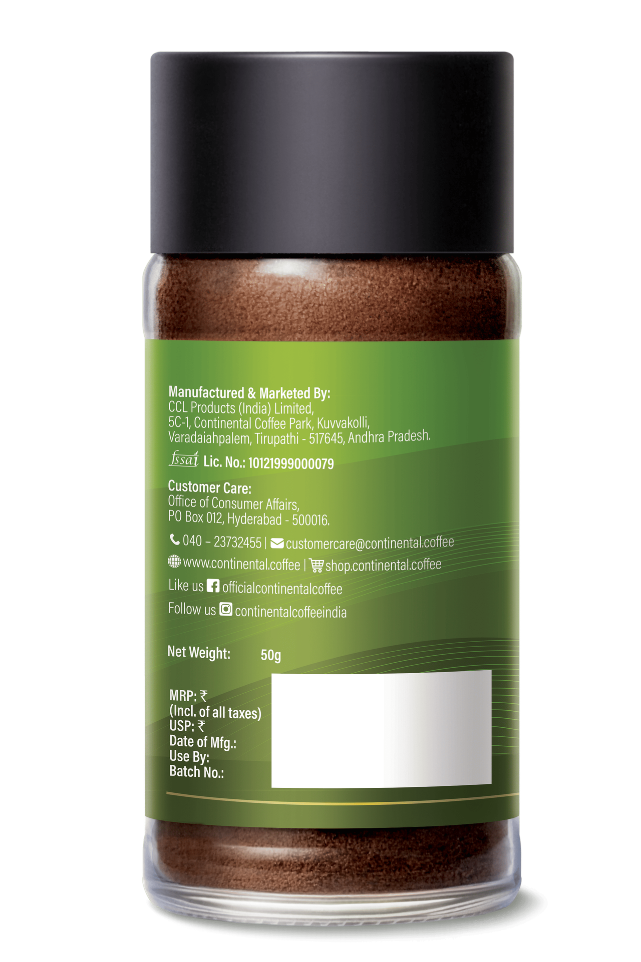 Continental Speciale Hazelnut Flavored Instant Coffee