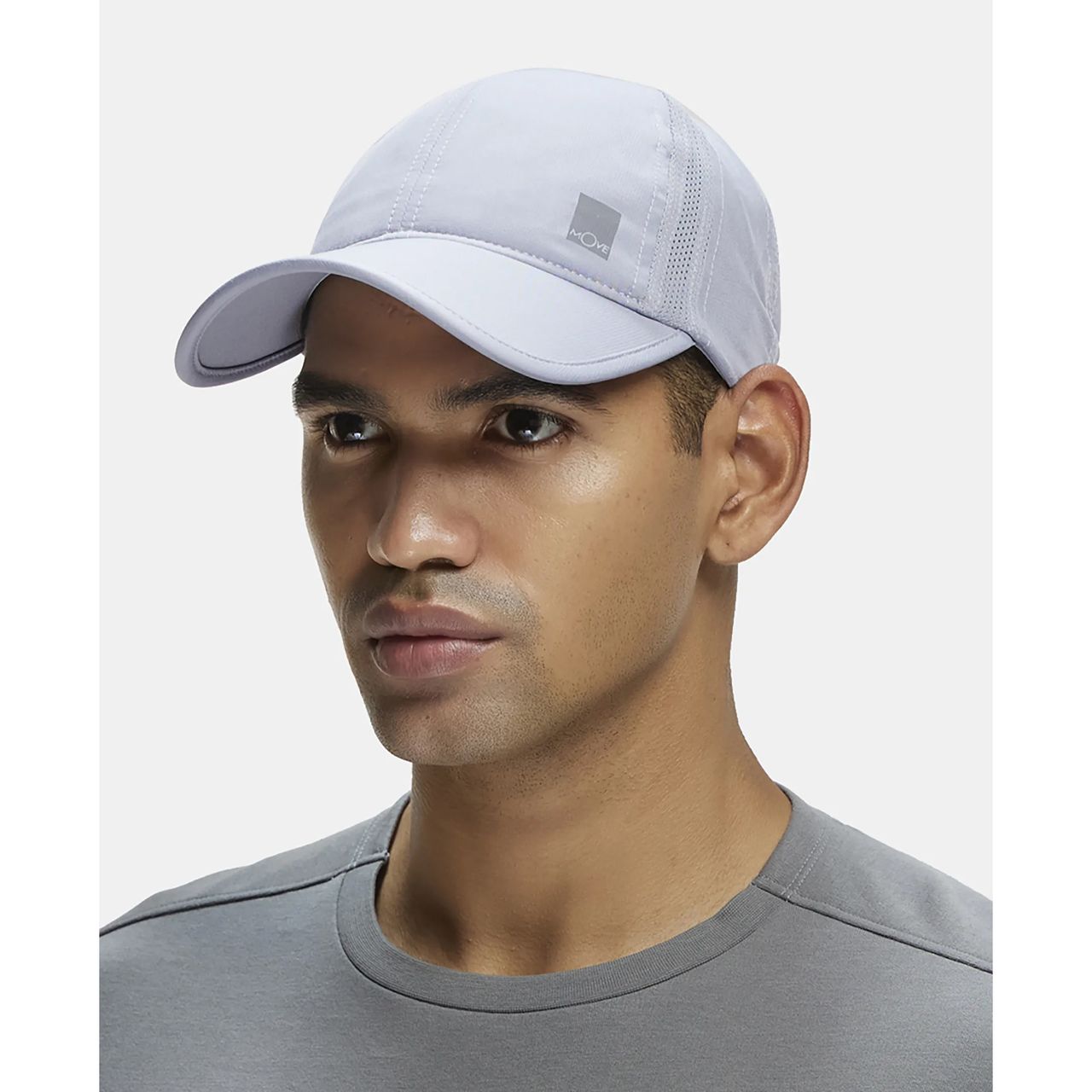 Jockey Cp21 Men's Polyester Solid Cap With Adjustable Back Closure | Staydry Technology Light Grey