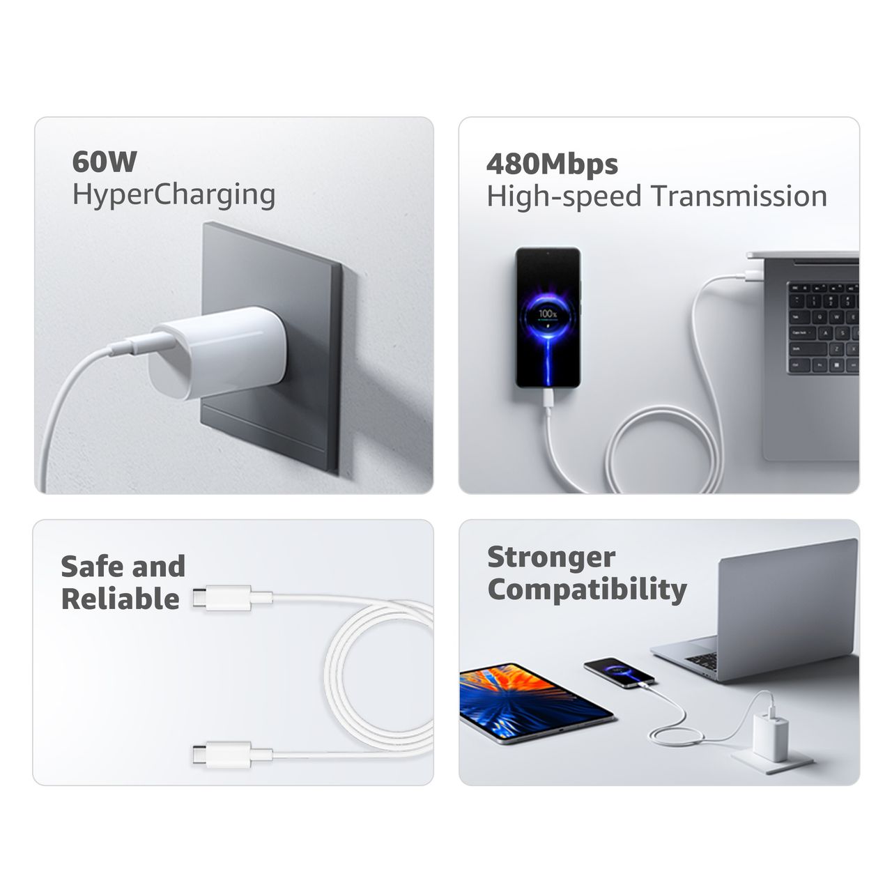 Xiaomi Soniccharge 2.0 Cable - USB to Type C