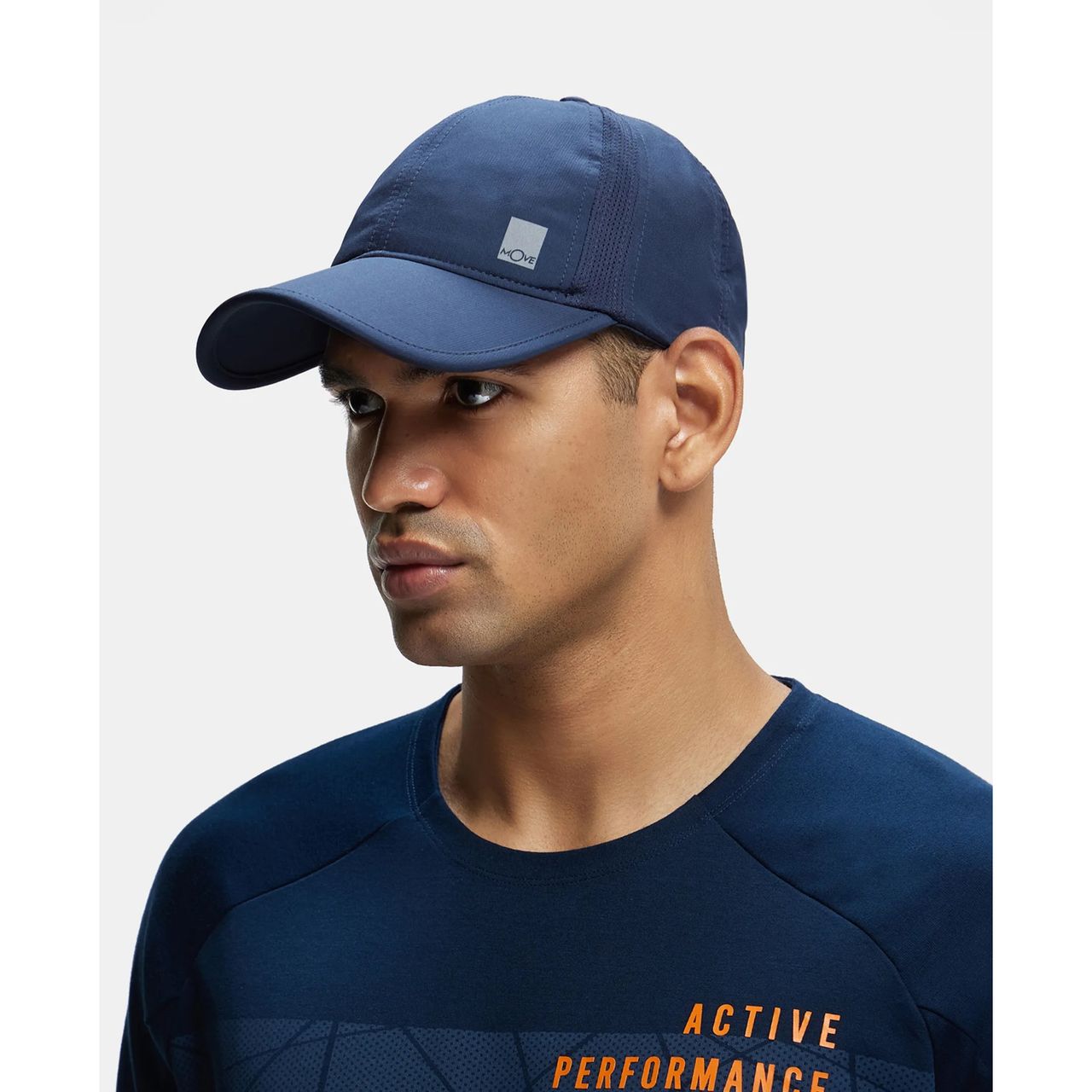 Jockey Cp21 Men's Polyester Solid Cap With Adjustable Back Closure and Staydry Technology | Navy