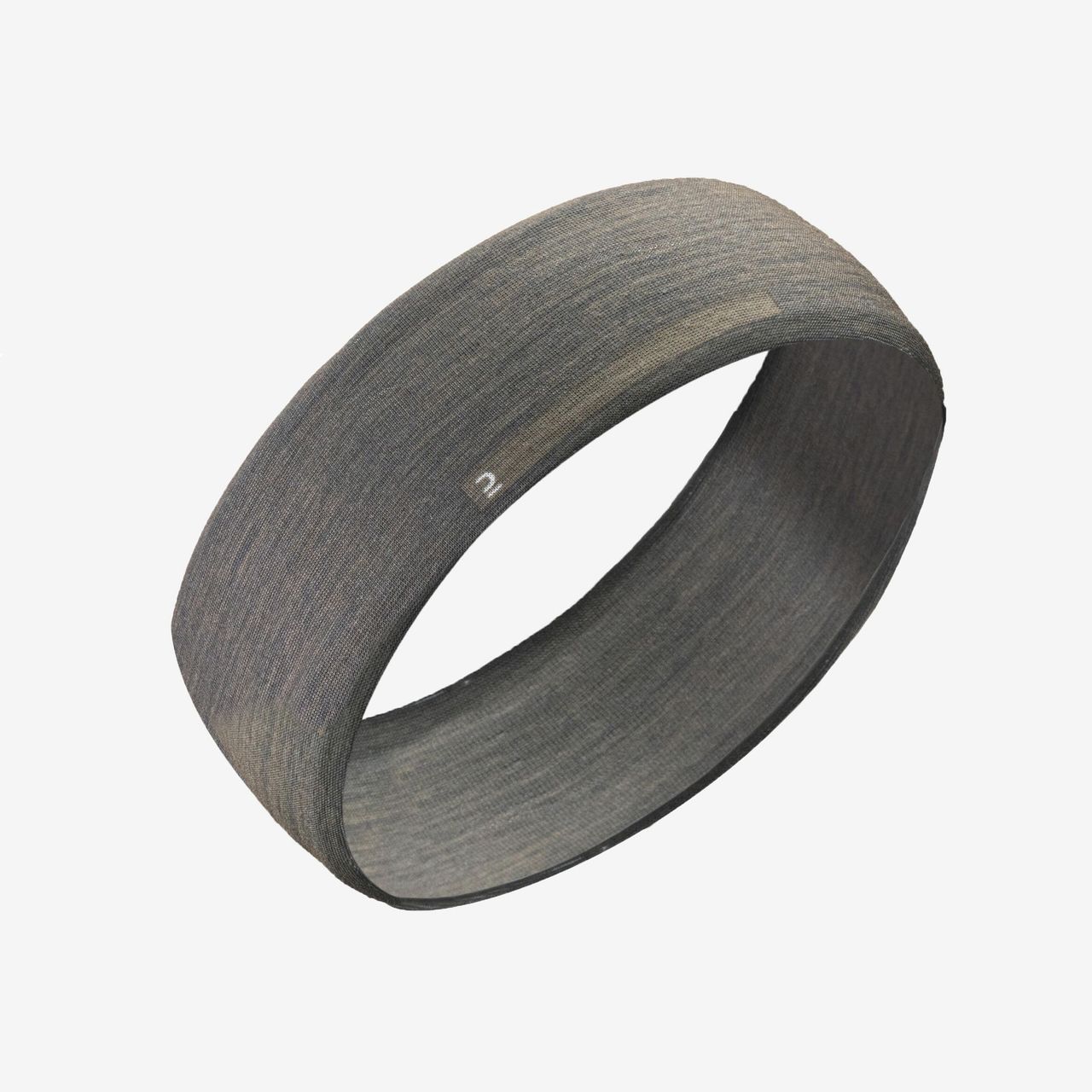 Decathlon Unisex Textured Polyester Headband | Grey - One Size