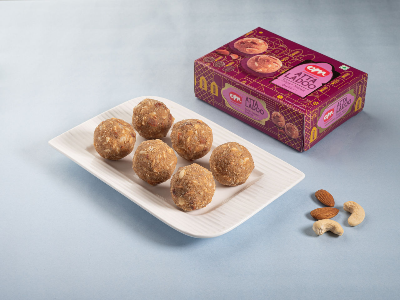 OM Sweets Atta Ladoo 200 g Combo