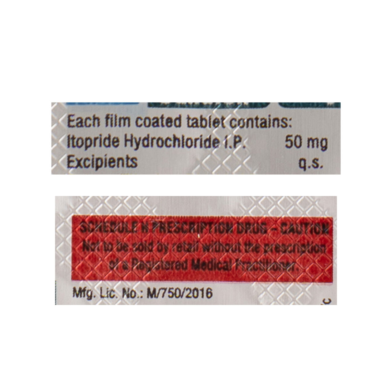 Ganaton 50 mg Tablets