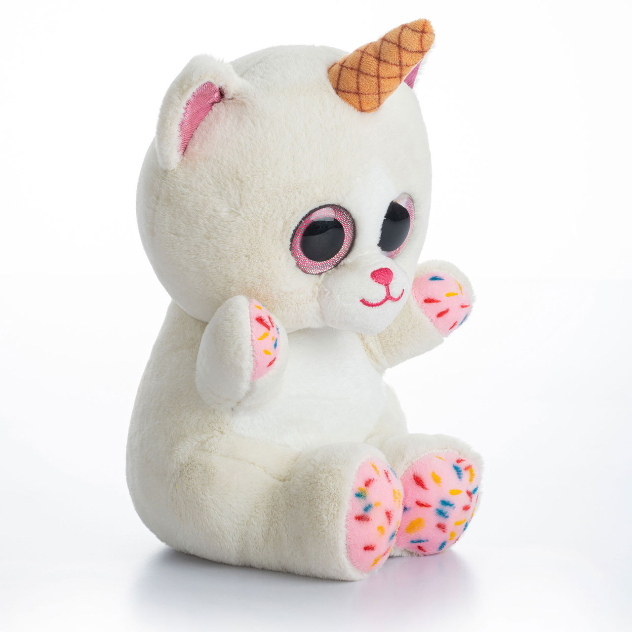 Dimpy Stuff Big Eye Unicorn 23Cm Off White
