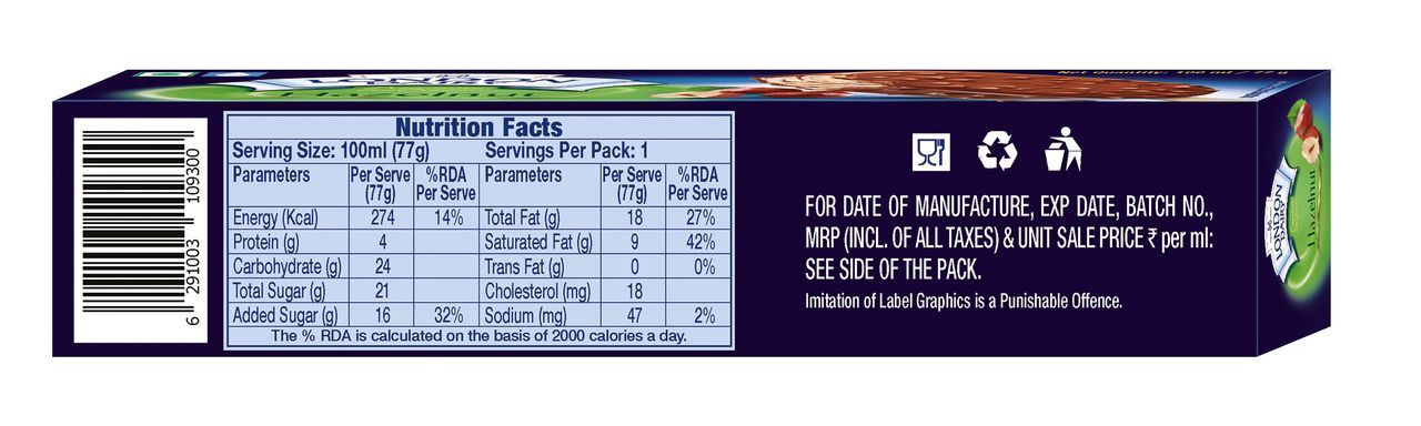 London Dairy -Hazel Nut Stick