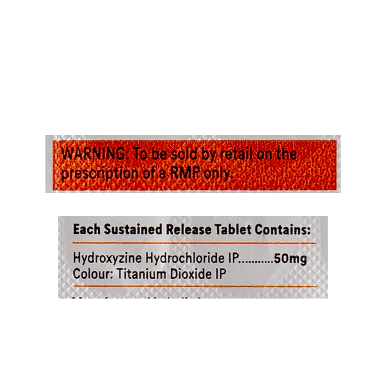 Atarax SR 50mg Tablets