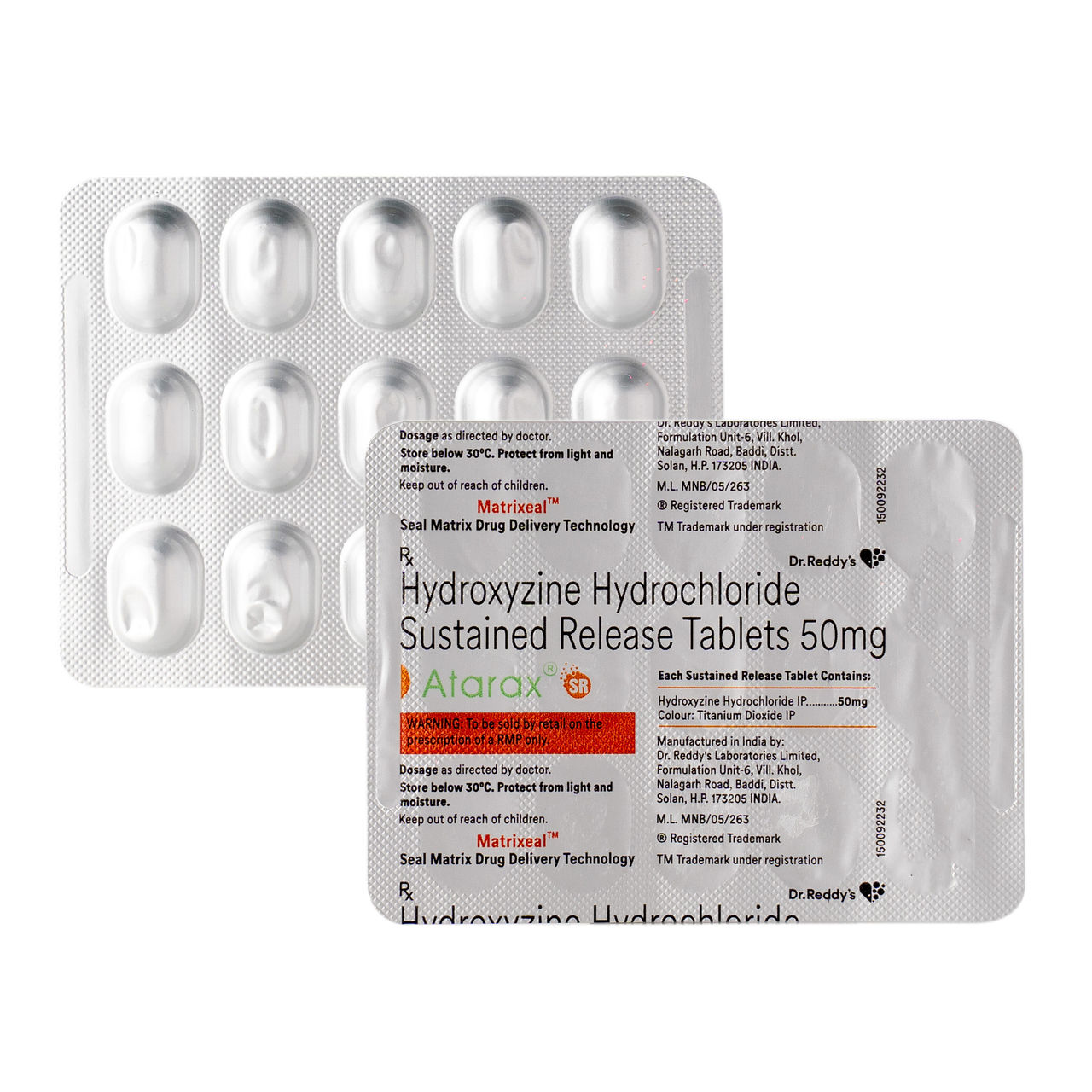 Atarax SR 50mg Tablets