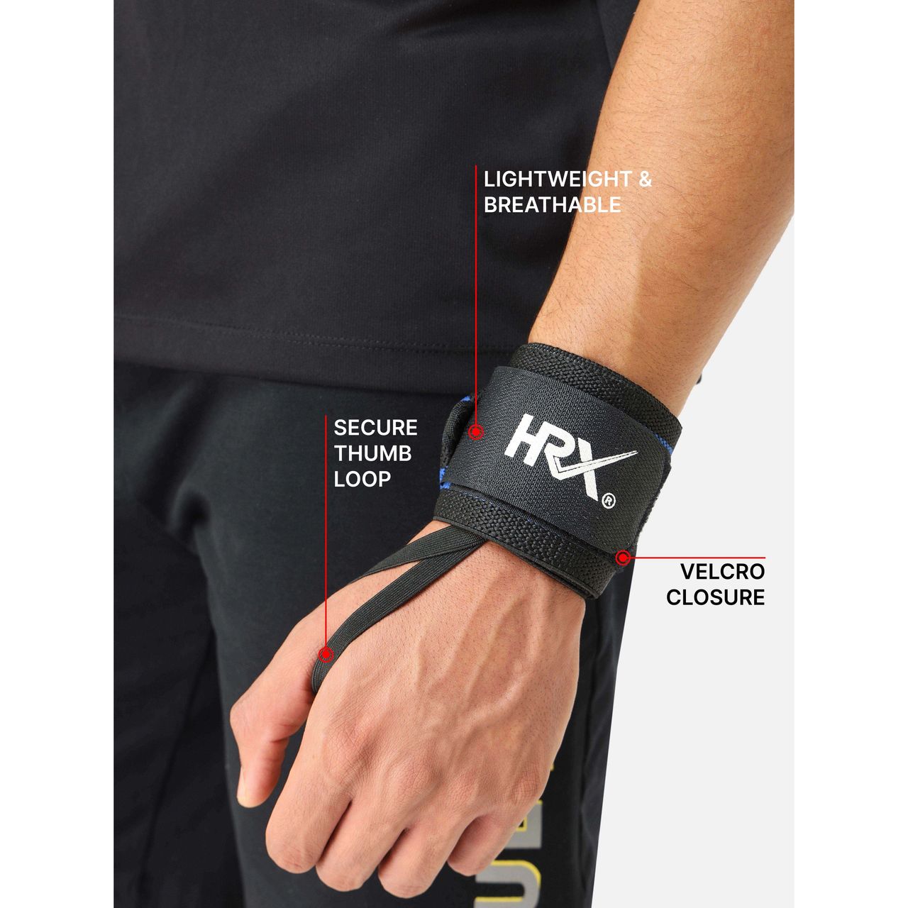 HRX Wrist Wrap 19" | Blue