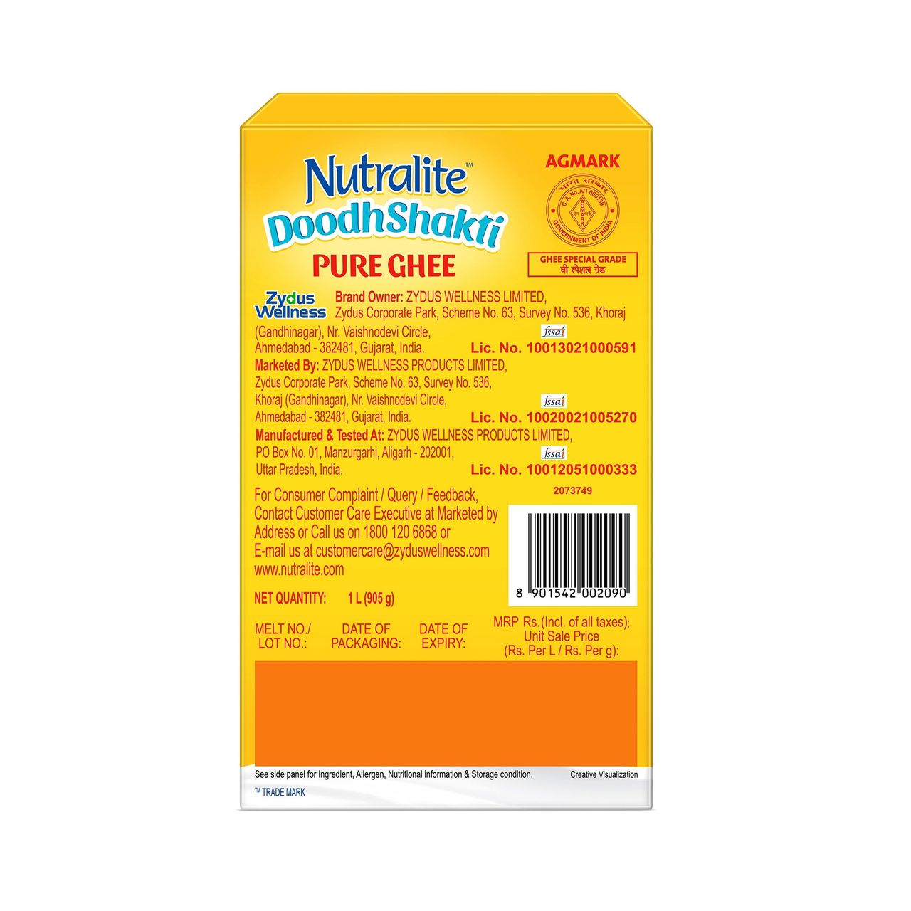 Nutralite Doodhshakti Pure Ghee - 1 L