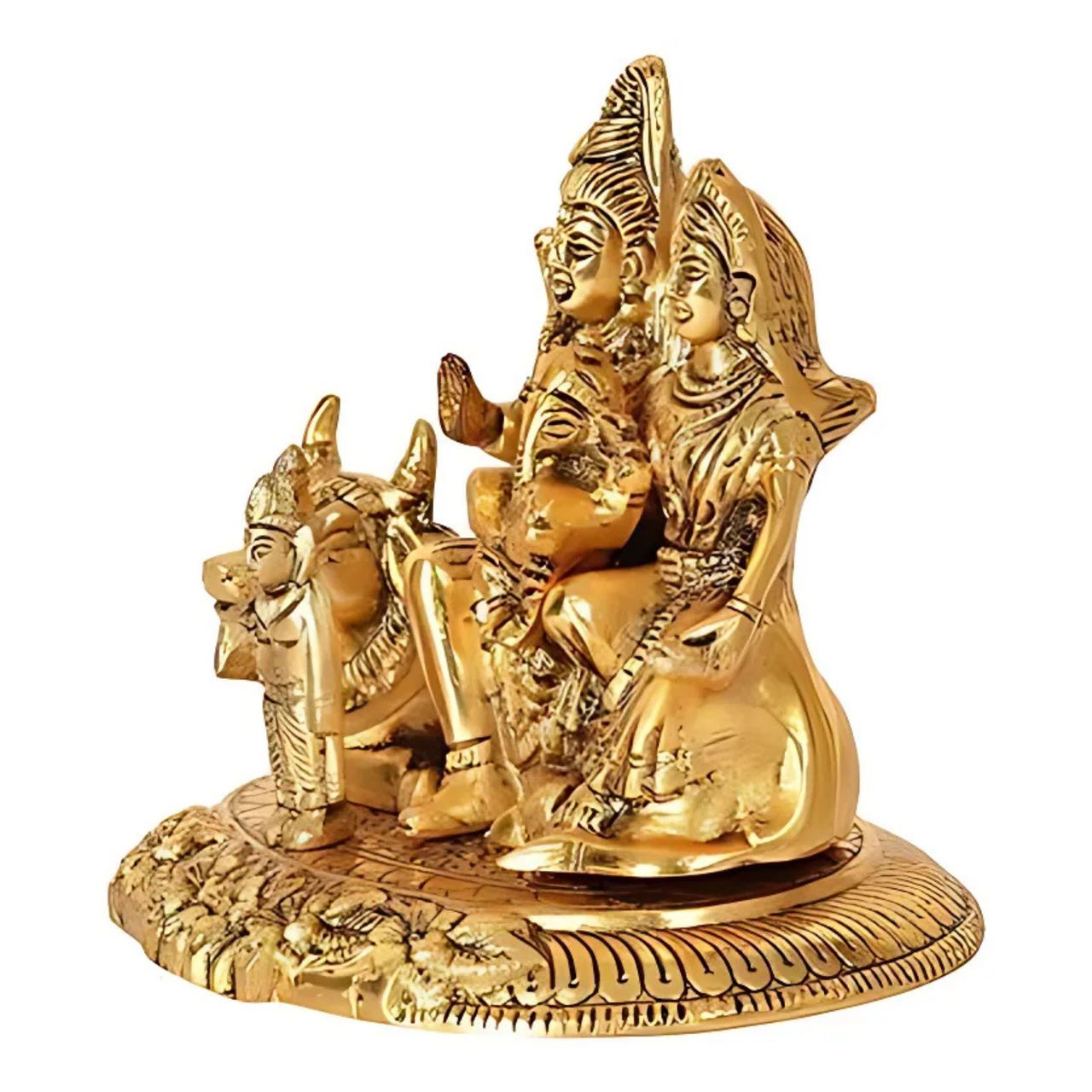 Devnidhii Shiv Parivar Big in Gold Polish