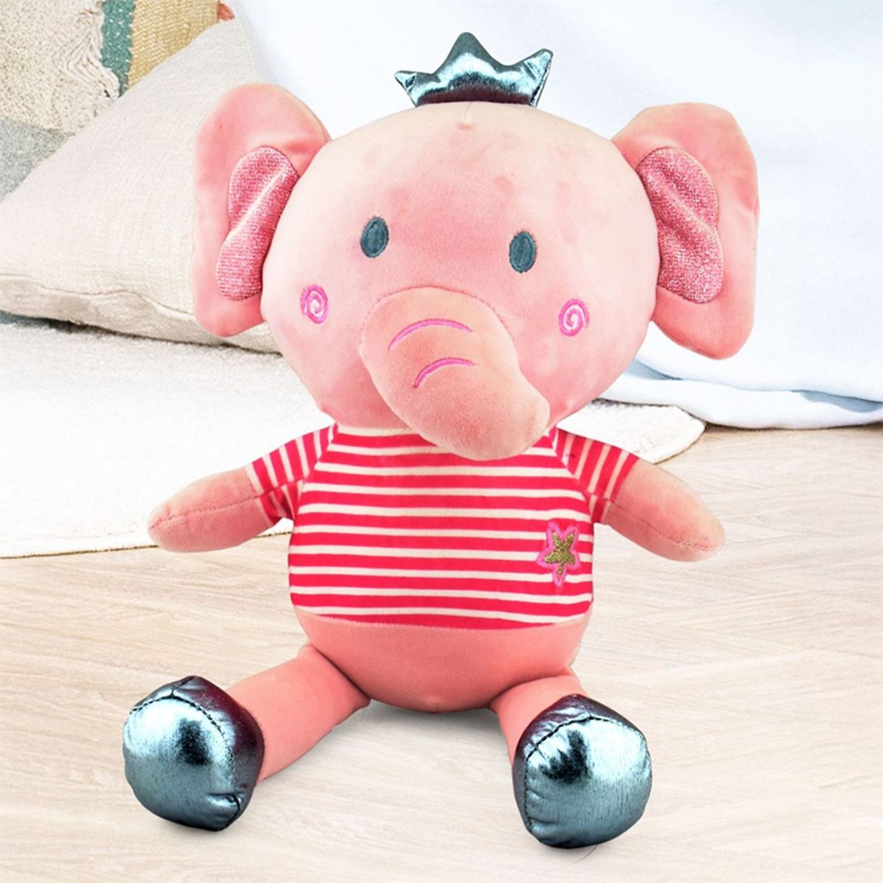 DearJoy Little Elephant Soft toy Pink- 42cm - Assorted