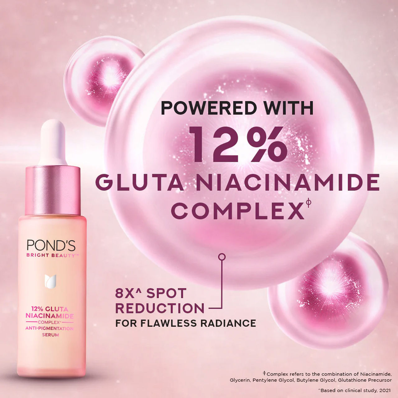 Pond's Anti-Pigmentation Serum With 12% Gluta-Niacinamide Complex For Flawless Radiance