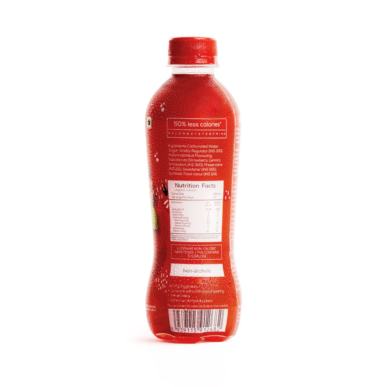 Aloha Strawberry and Lime Flavoured Soft Drink