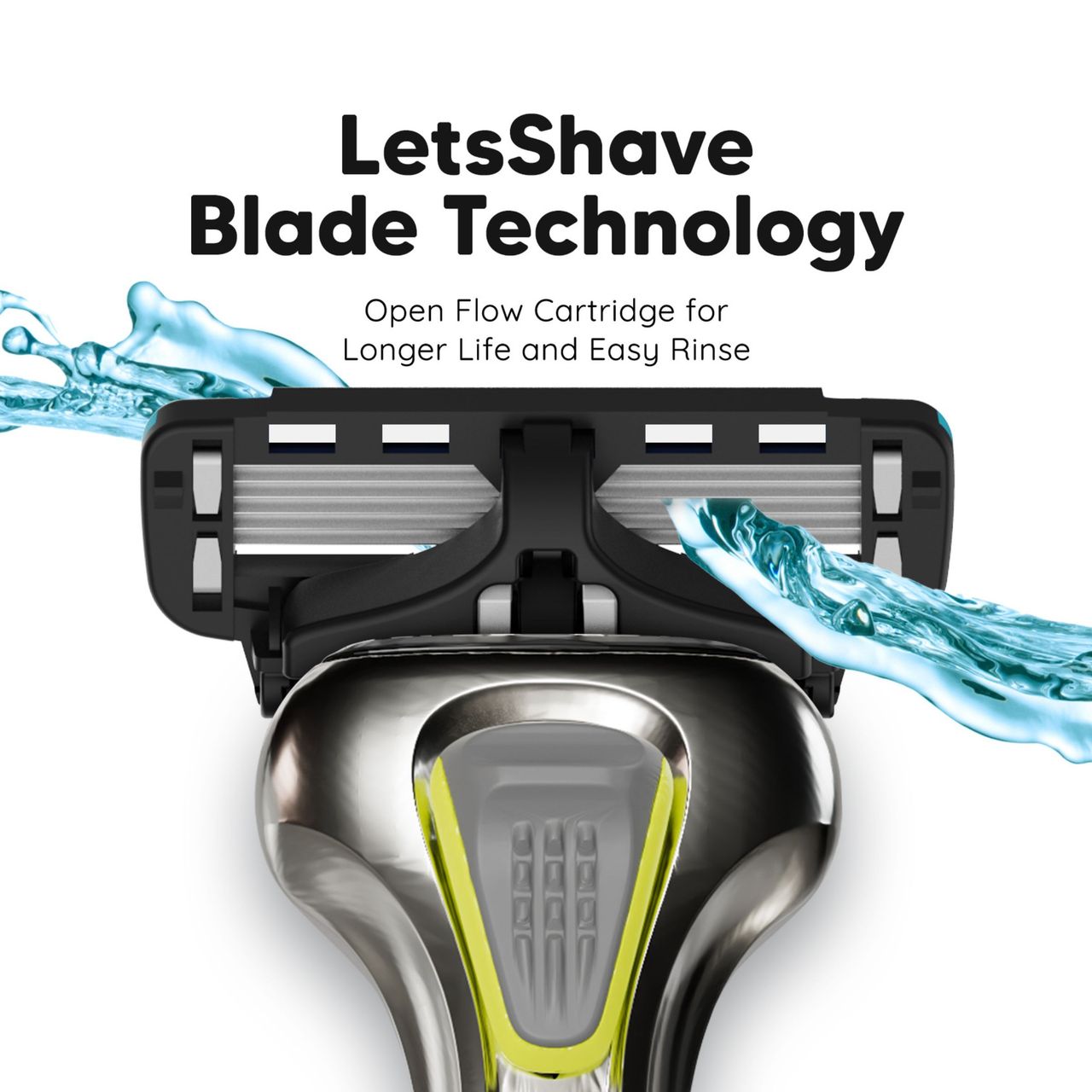 Letsshave Pro 6 Shaving Razor Blades | World'S First 6 Blade Razor For Men