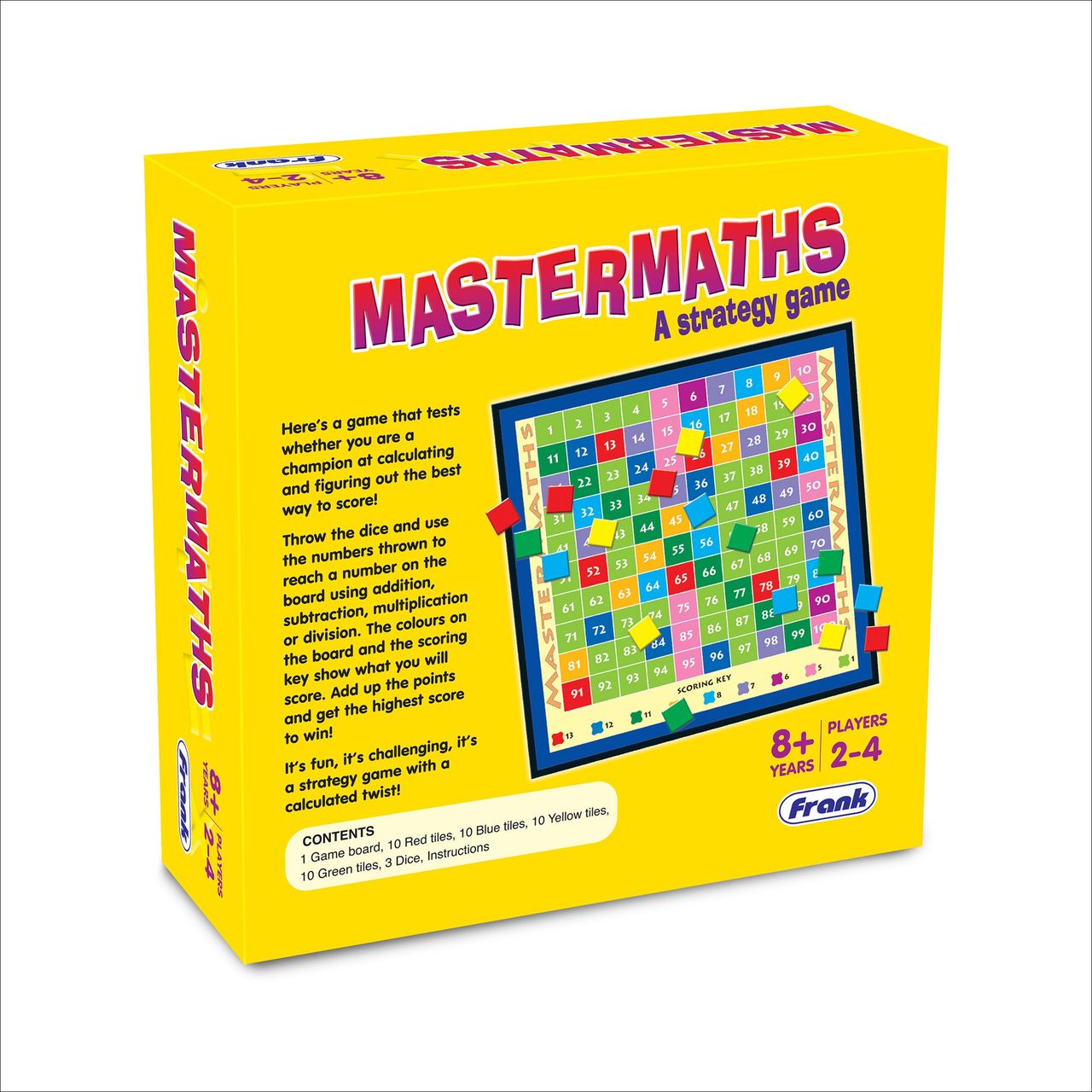 Frank Mastermaths - A Fun, Challenging Strategy Game With A Calculated Twist