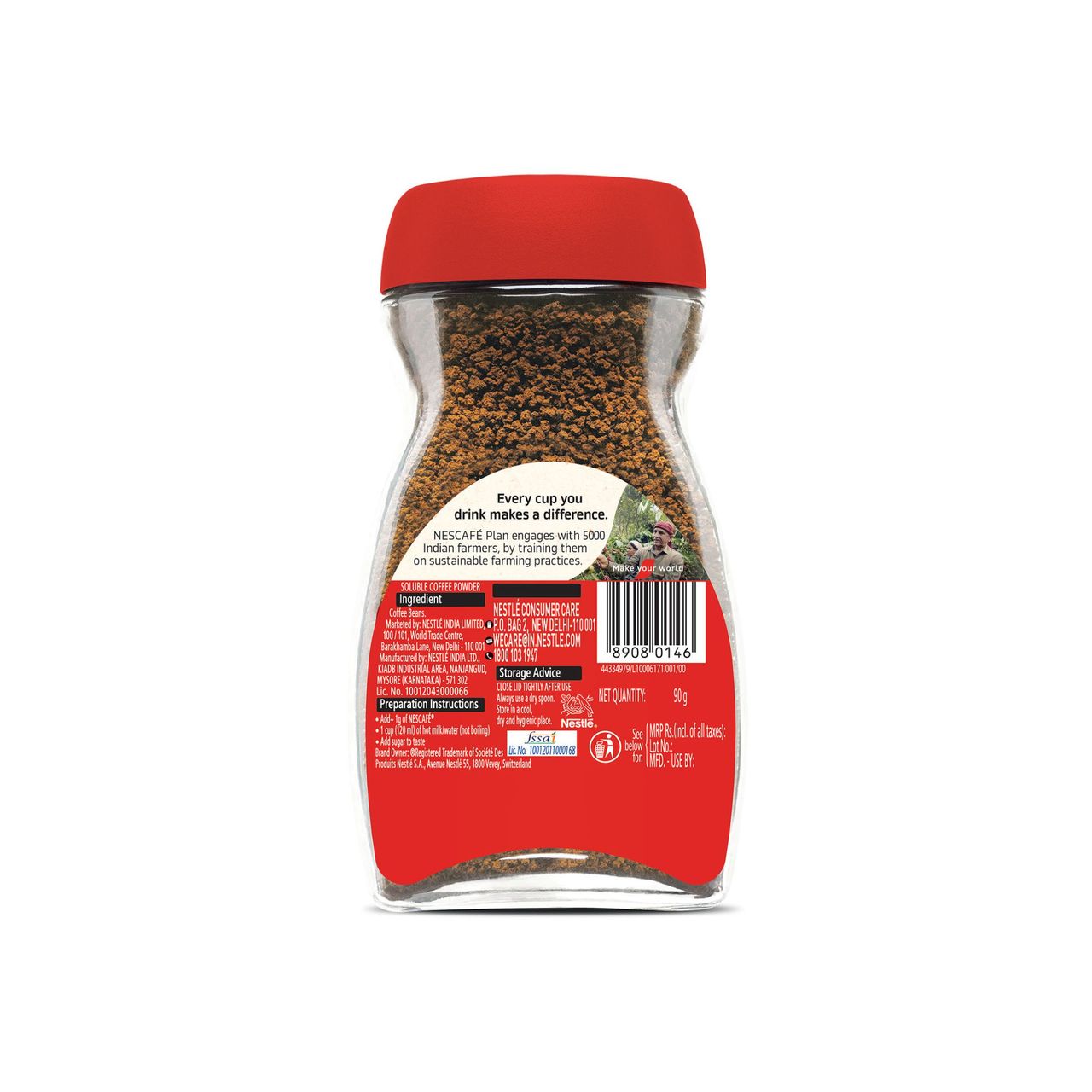 Nescafe Classic - Instant Coffee Powder - 100% Pure Coffee