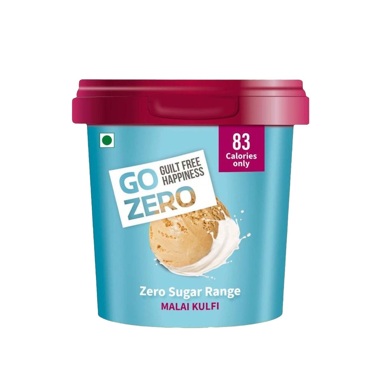Go Zero Malai Kulfi Low Calorie Guilt Free Ice Cream Cup