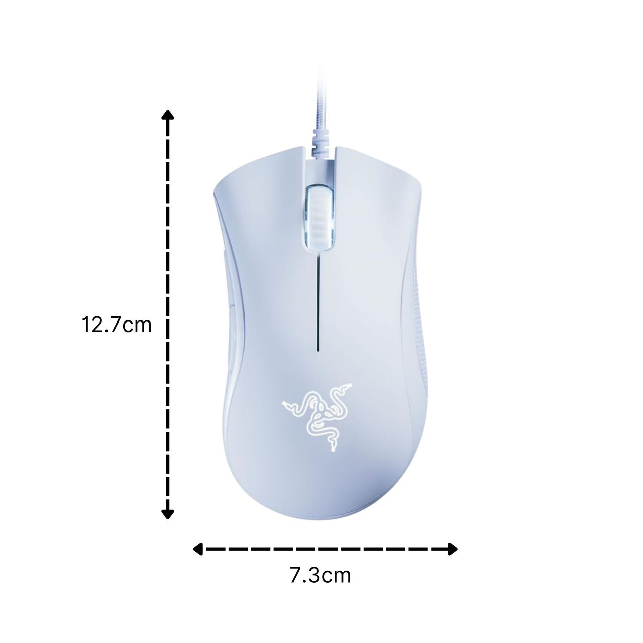 Razer Deathadder Essential White Edition - 6400 Dpi Ergonomic Wired Gaming Mouse