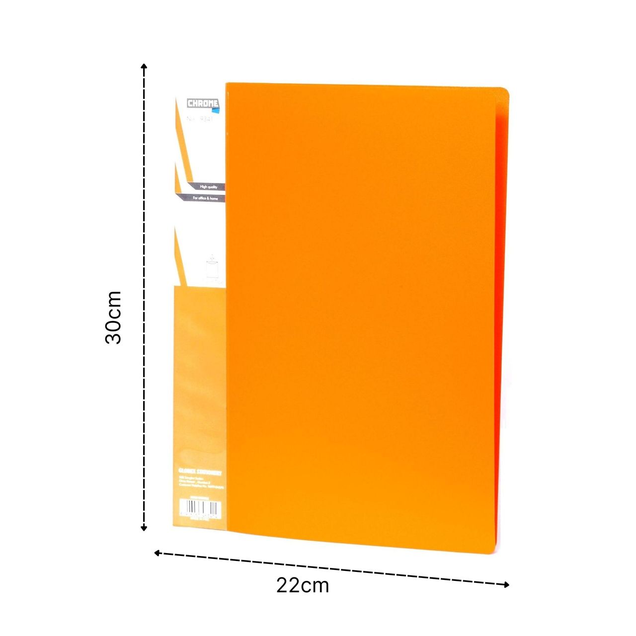 Chrome Vivid Colour Display Book A4