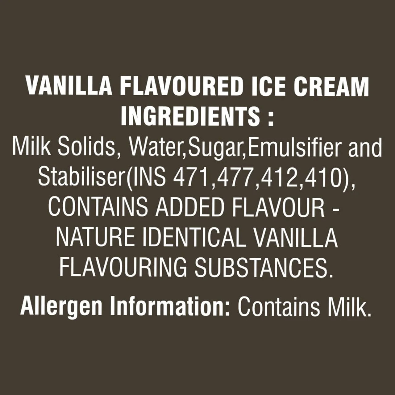 Dairy Day Vanilla Ice Cream Tub 500 ml Combo