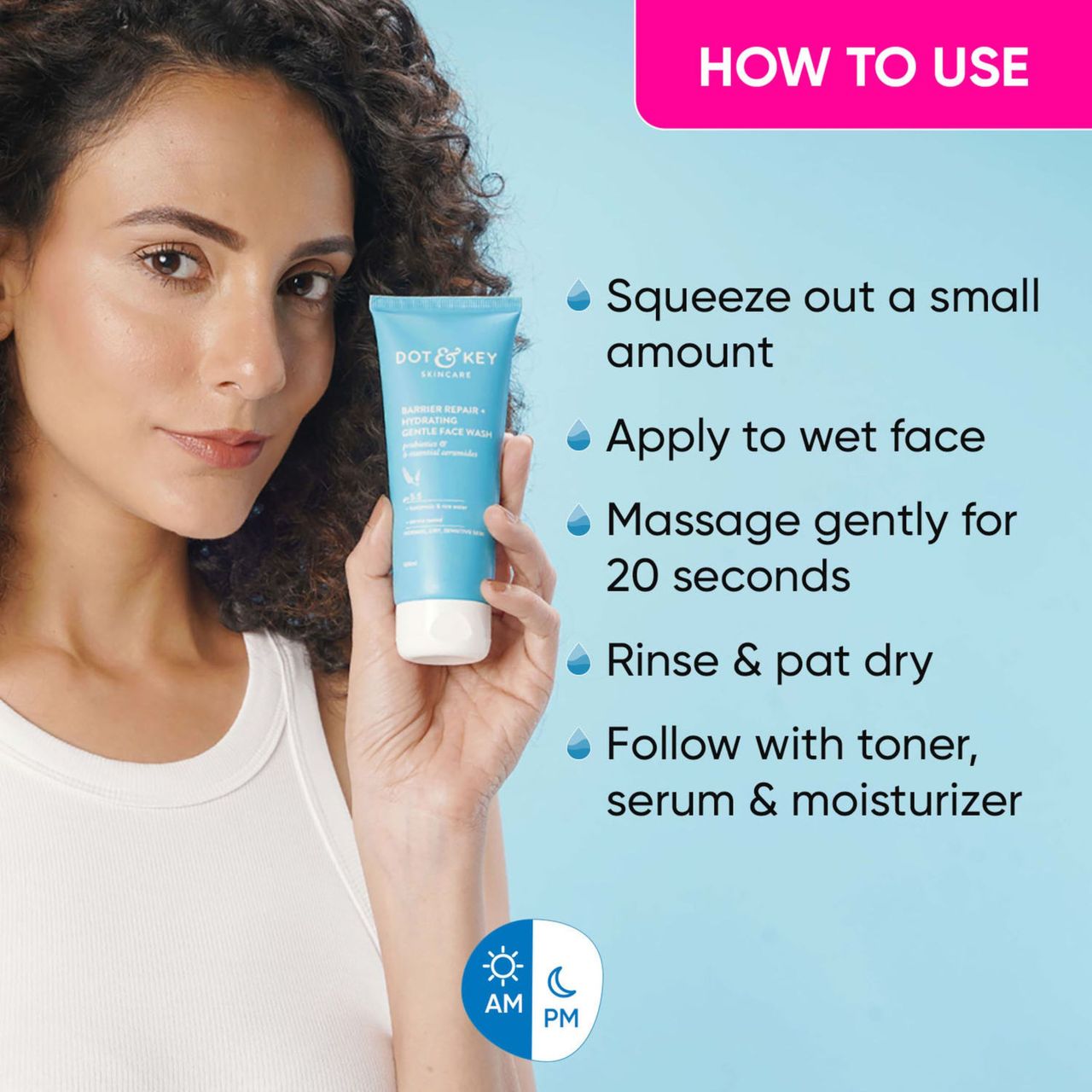 Dot & Key Barrier Repair + Hydrating Gentle Face Wash 100 ml Combo