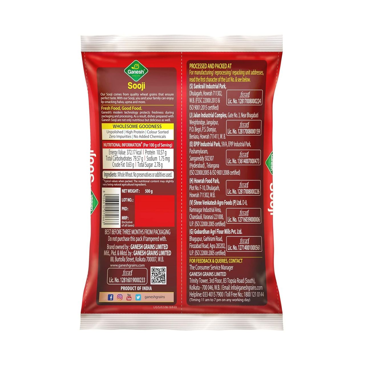 Ganesh Sooji Pouch