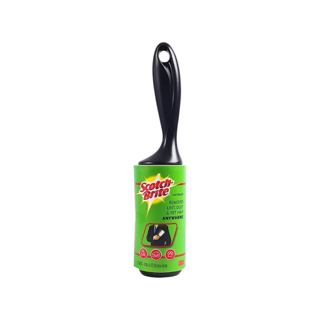 Scotch-Brite Lint Roller - With 30 Sheets for pets, clothes and Furniture