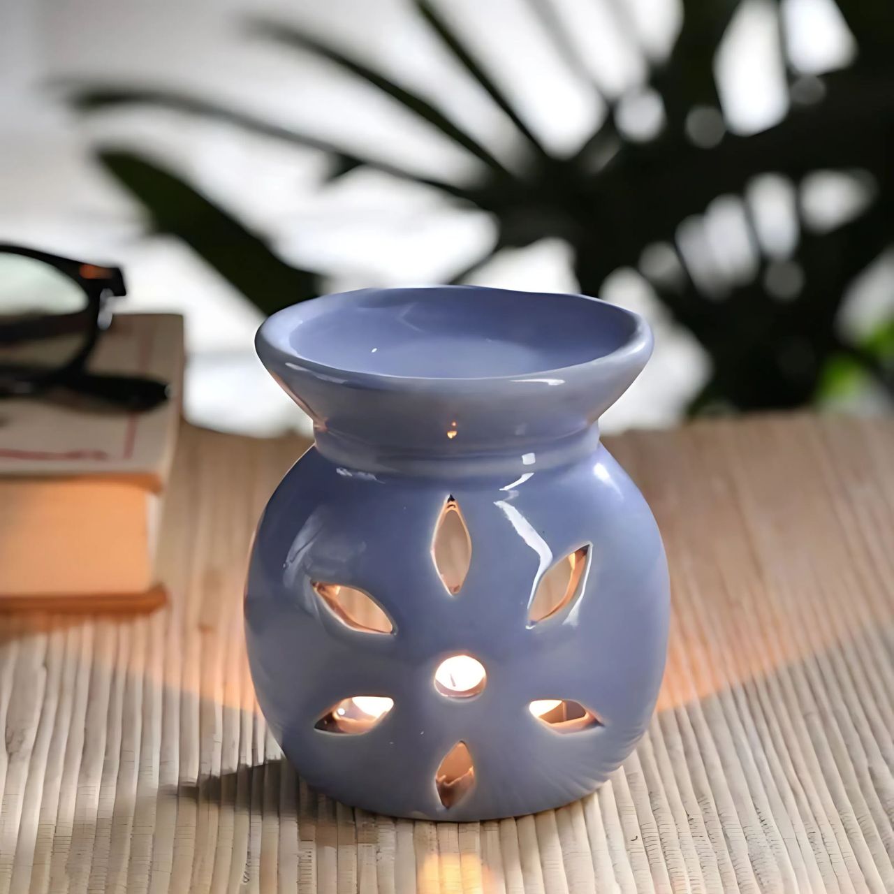 Samsidhi Ceramic Diffuser Set (Lavender)| Rakhi Gift for Brother & Sister