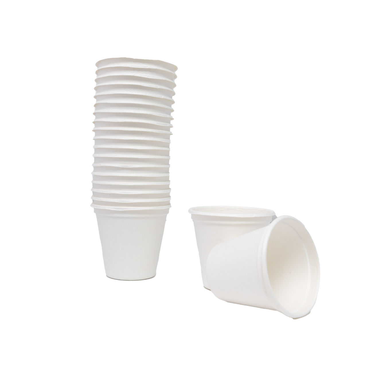 Vinay Trading 220ml Bagasse Cups for Hot and Cold Beverages