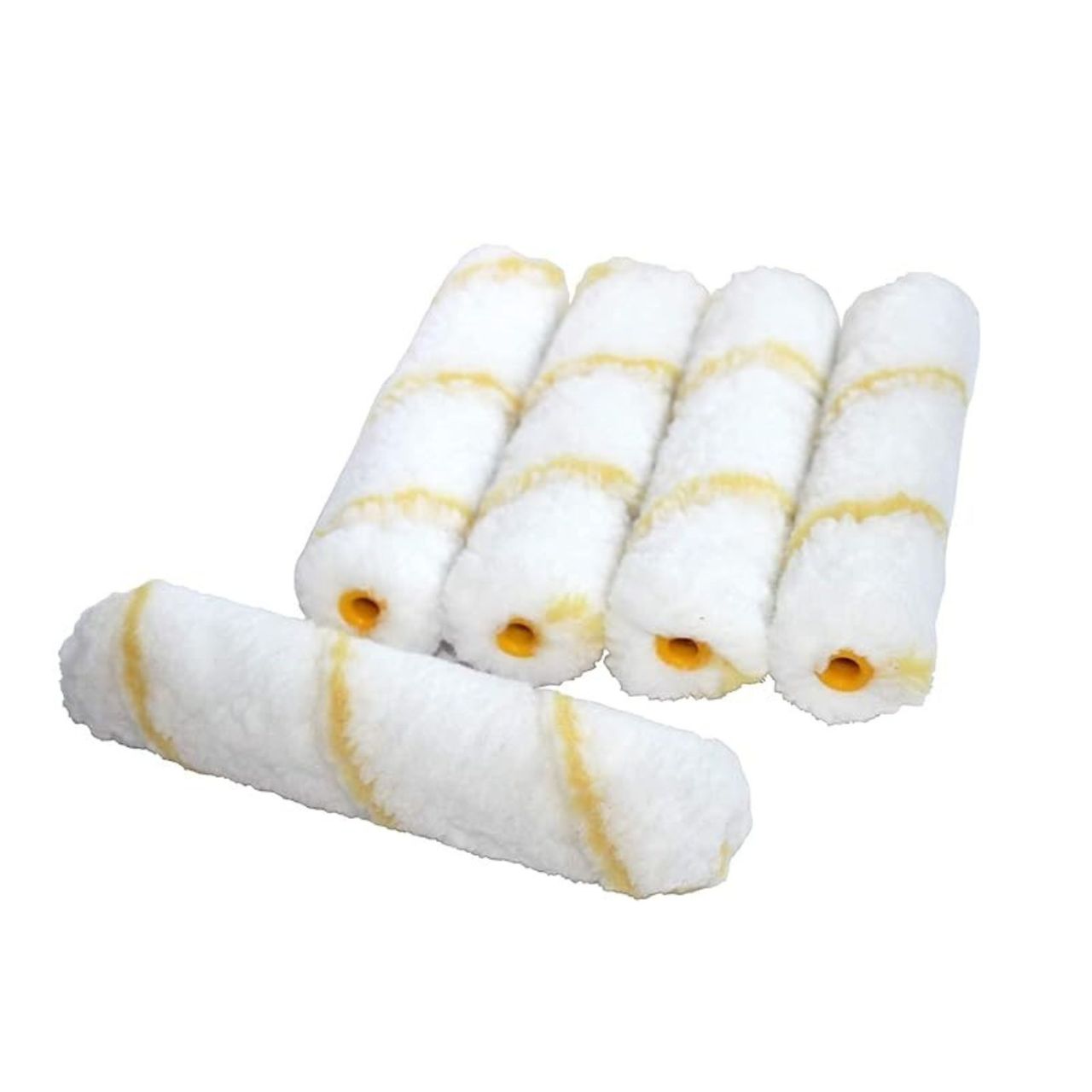 Nippon Paint 6 Inch Yellow Stripe Roller Set (1 Pc) | Precise & Smooth Painting