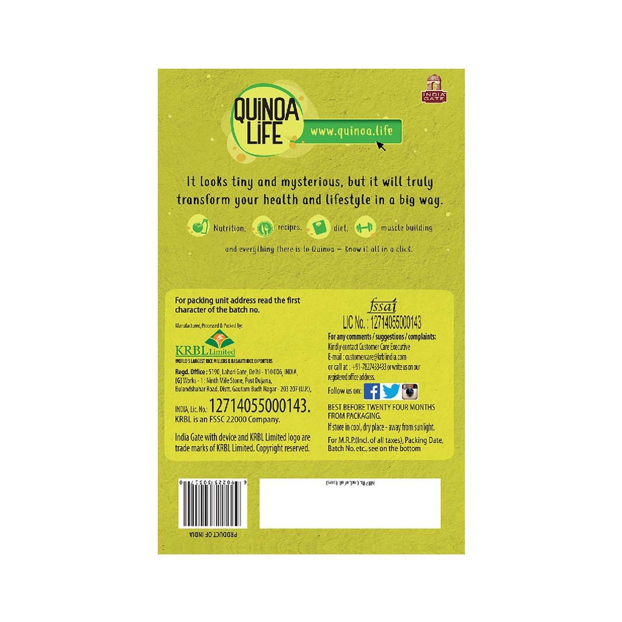 India Gate 100% Natural Quinoa
