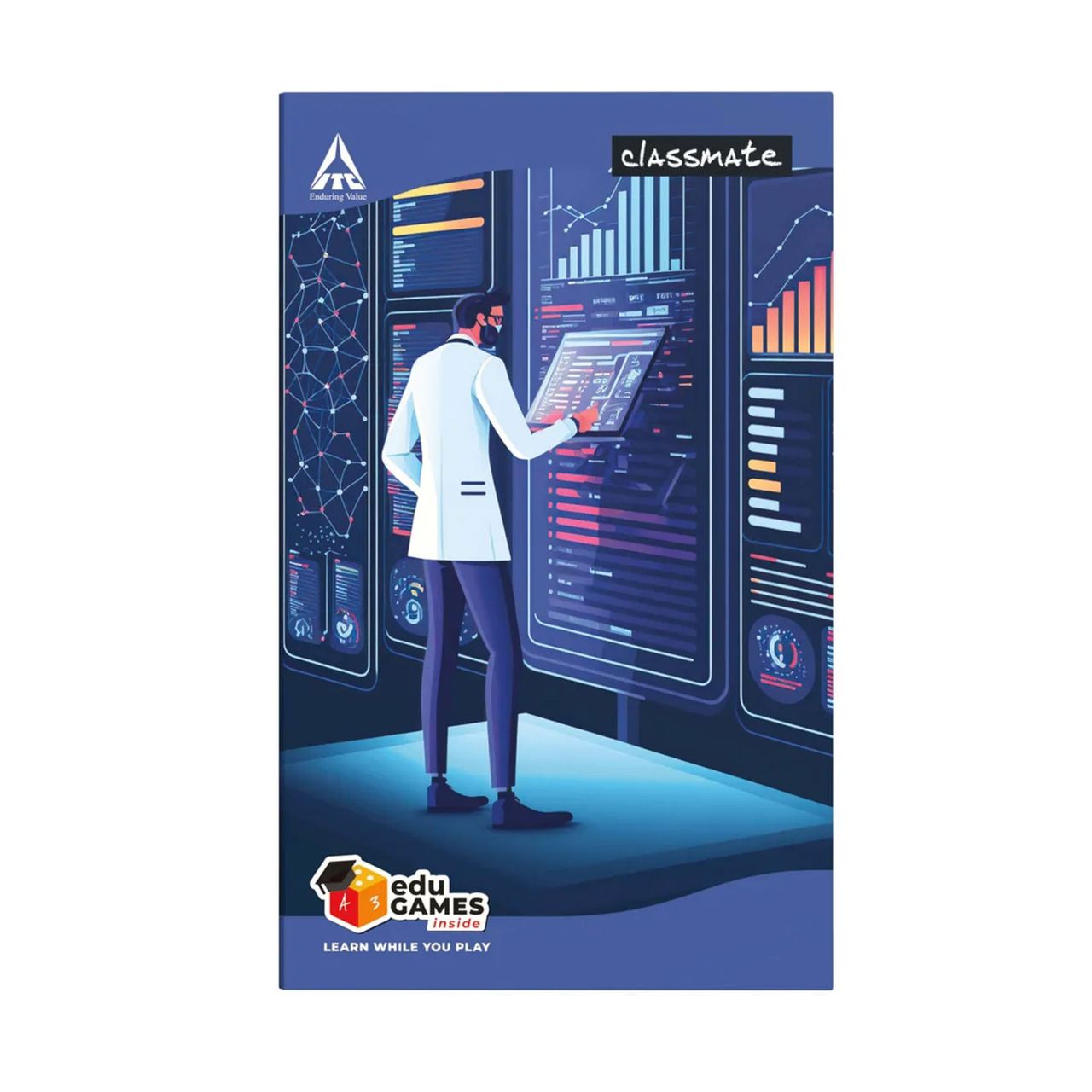 Classmate Longbook Single Line 314X194 160 Page Combo