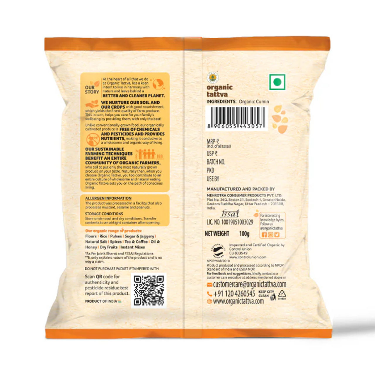 Organic Tattva Cumin Powder