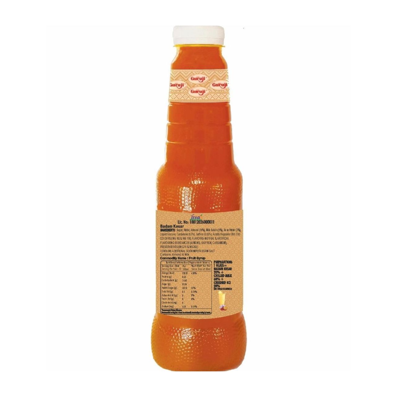 Shree Guruji Badam Kesar Dry Fruit Syrup