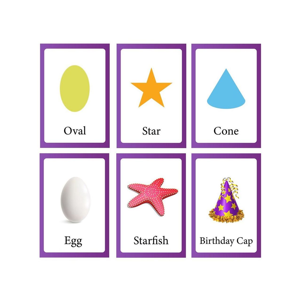 ilearnngrow Baby's First Shape Flash Cards