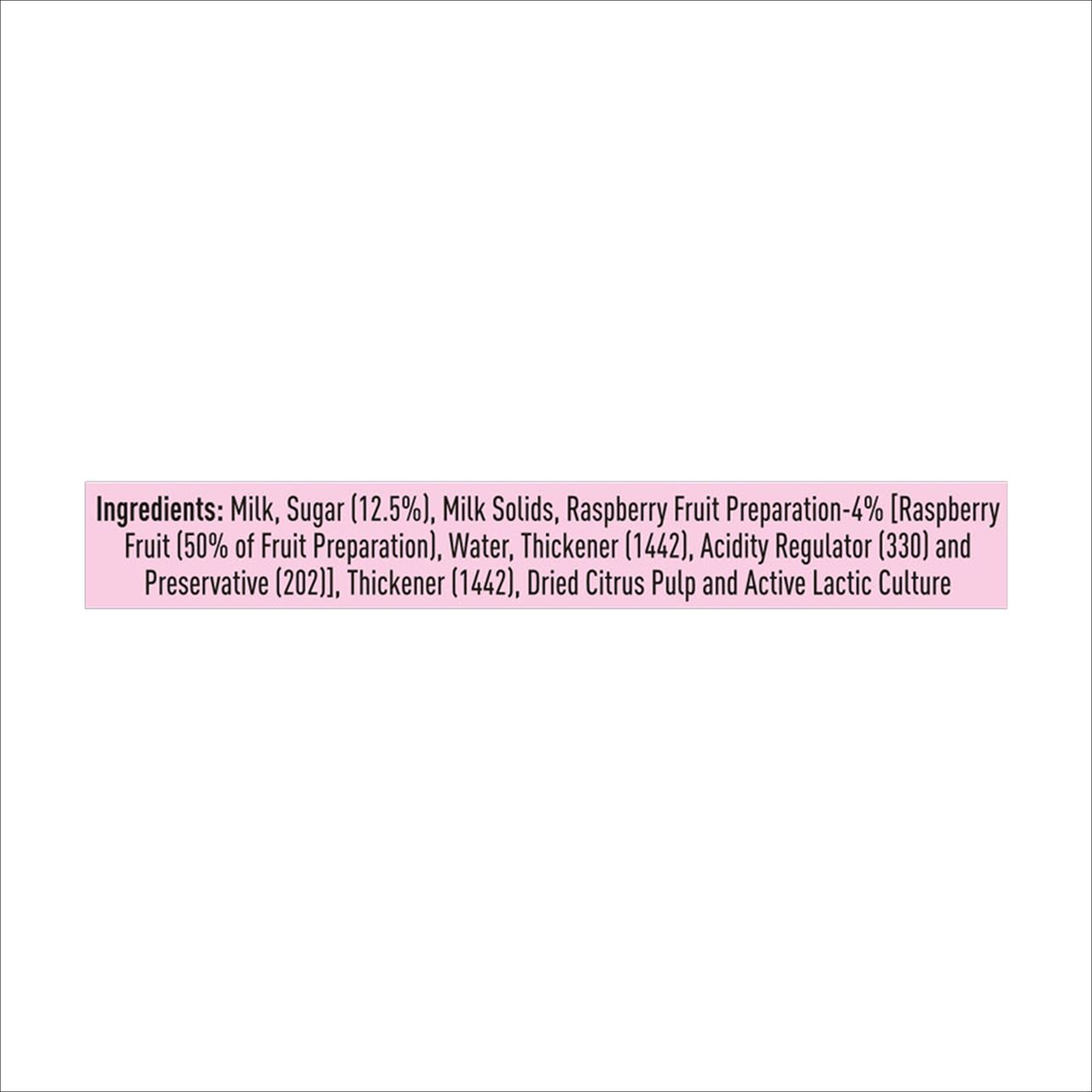 Mother Dairy Yoghurt- Raspberry 100 g Combo
