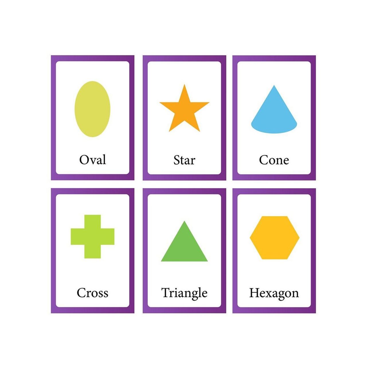 ilearnngrow Baby's First Shape Flash Cards