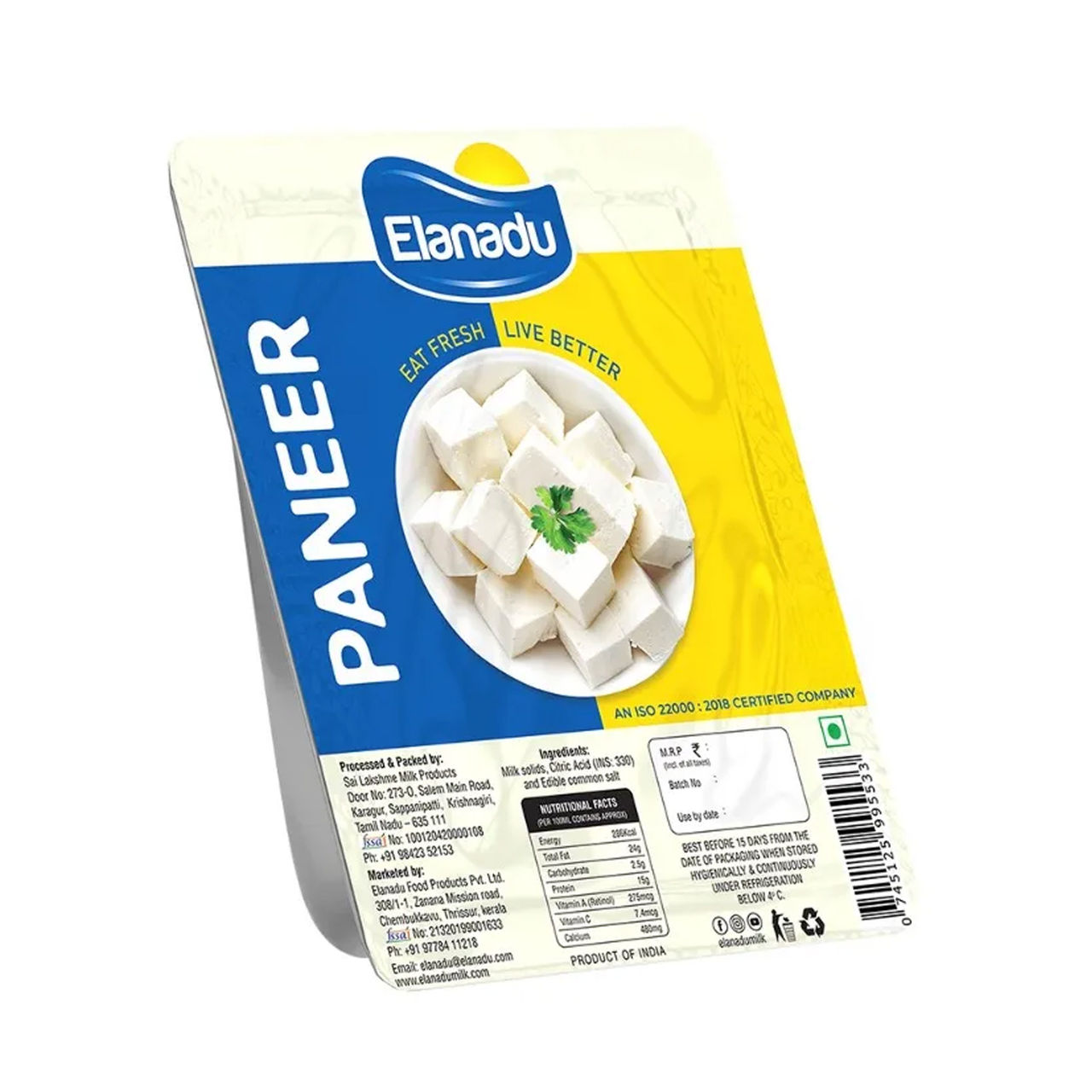 Elanadu Paneer