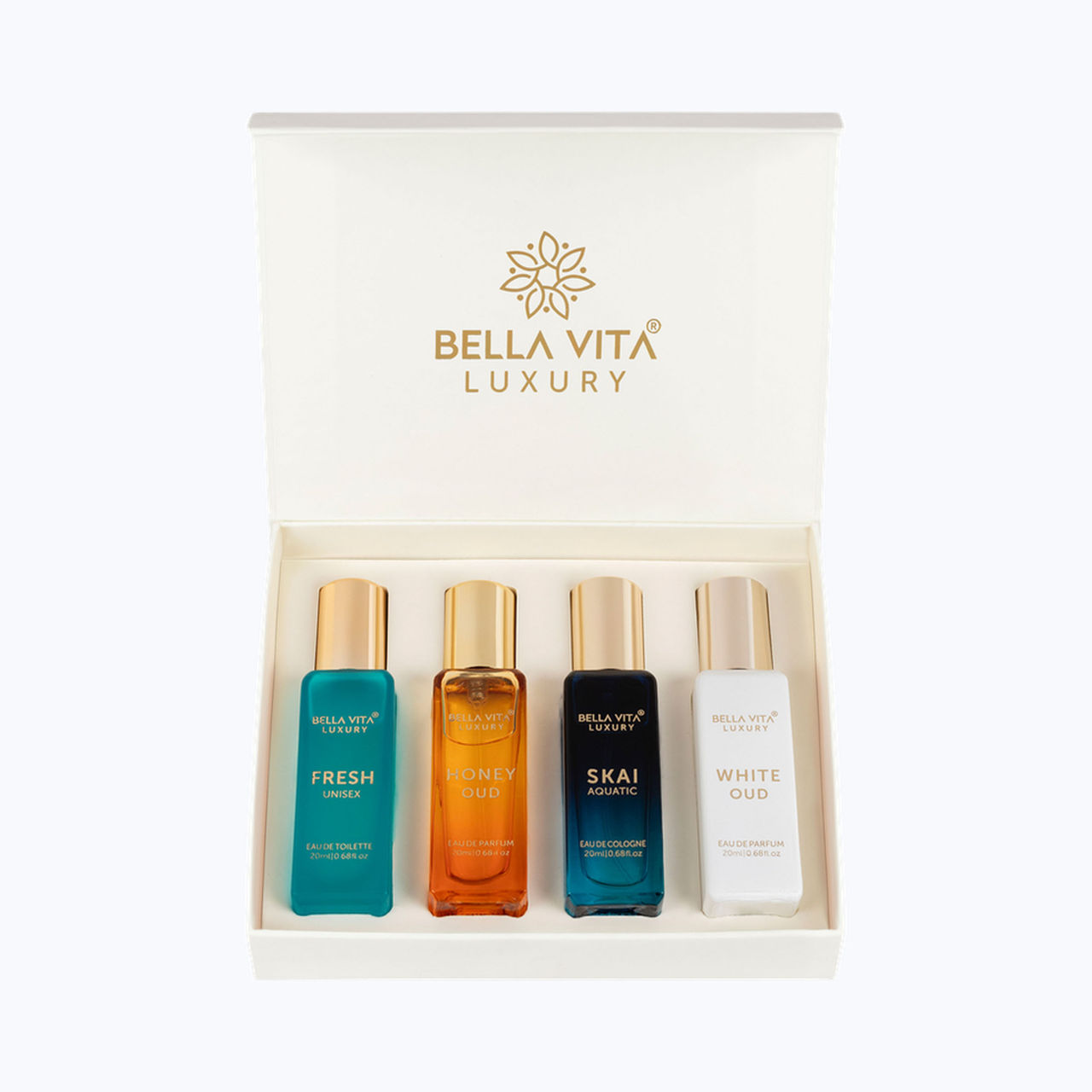 Bella Vita Organic Unisex Luxury Perfume Gift Set 80 ml X 2 Combo