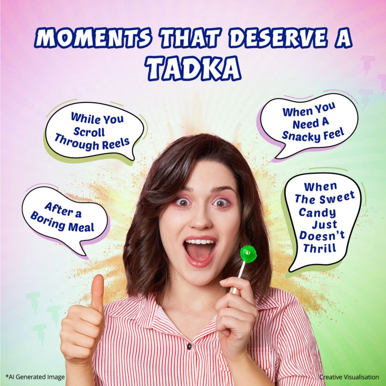 Candyman Tadka Lollipop