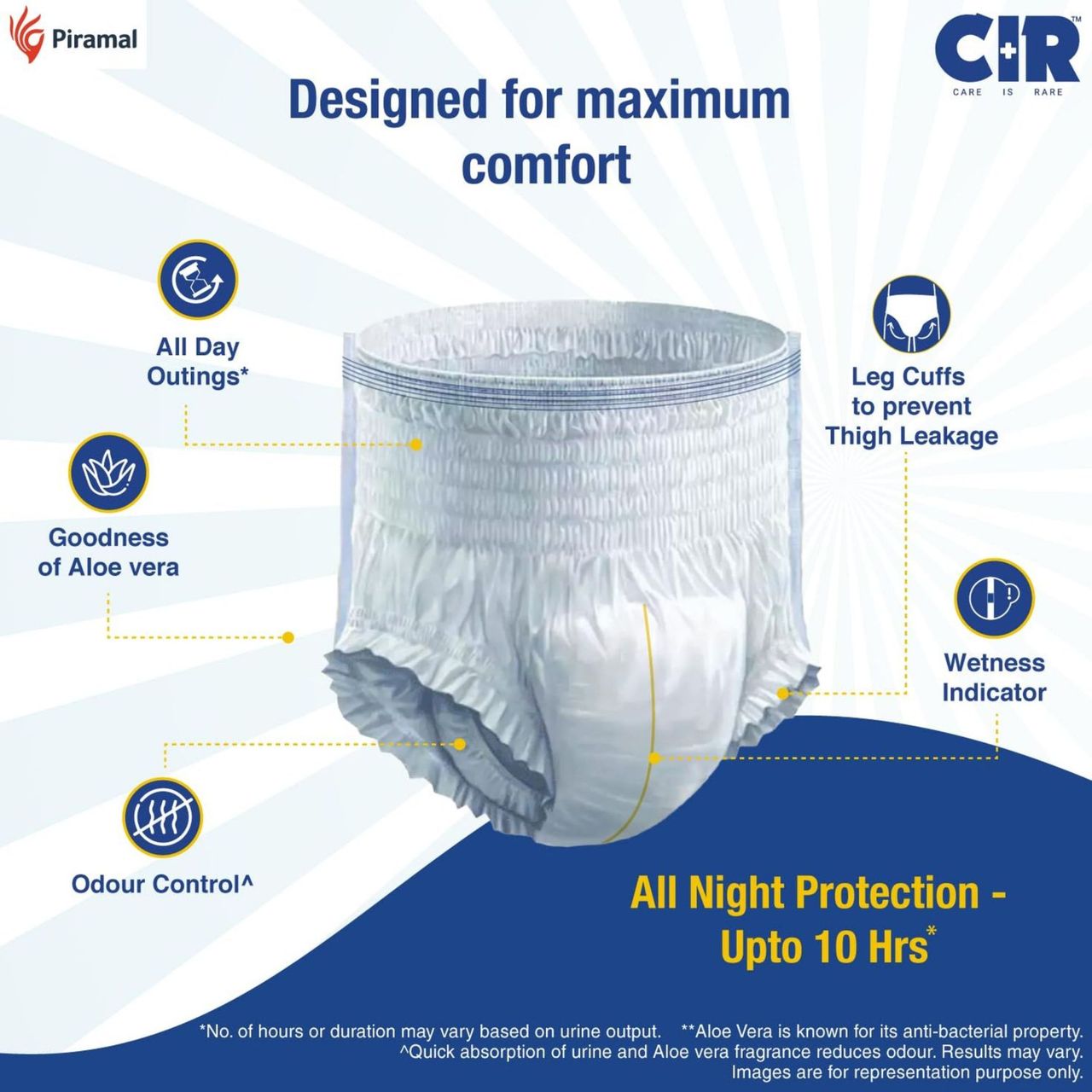 CIR Adult Diaper ( Pants, M , 75-100 cm)