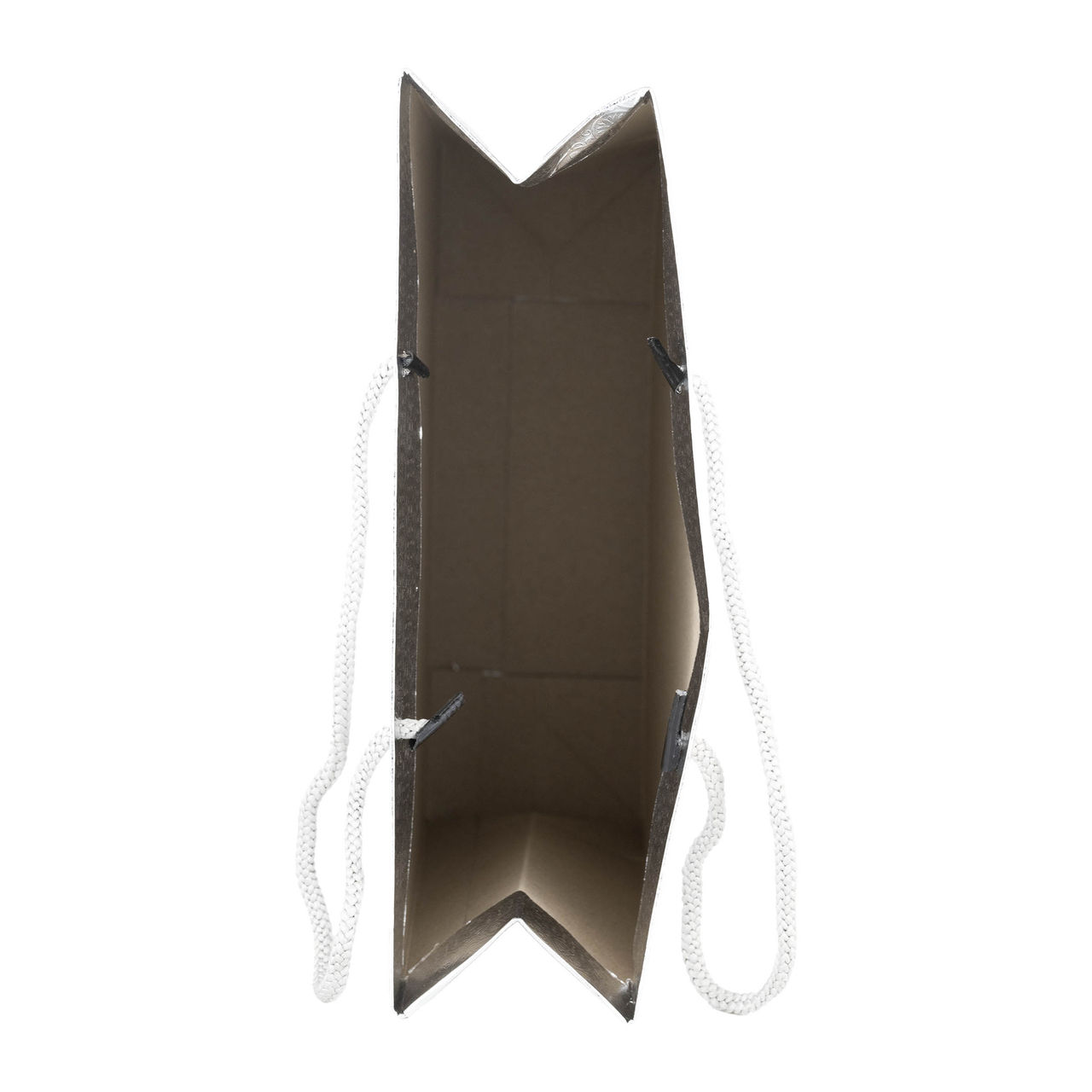 Silver Paper Bag For Gifting 9 x 9 x 3 Inch Assorted Design 1 pc Combo
