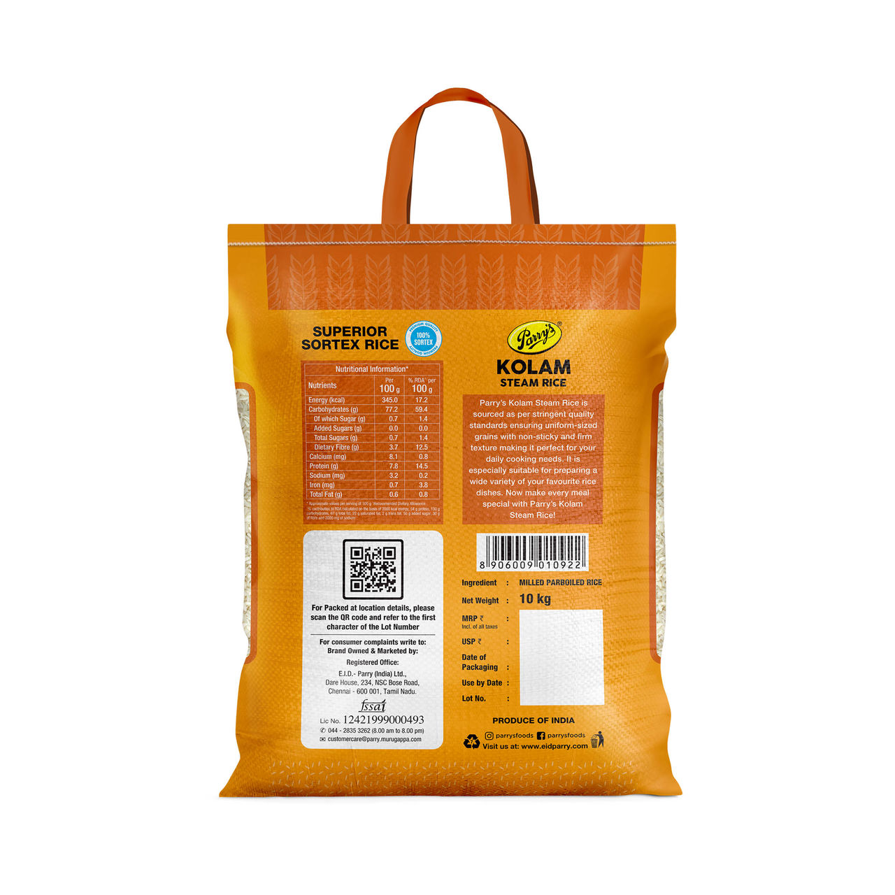 Parry's Kolam Steam Rice