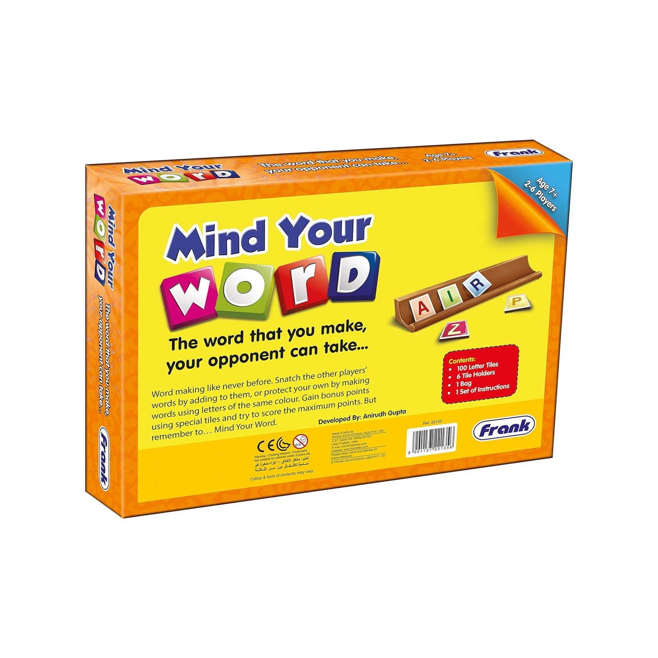 Frank Mind Your Word - A Word Game For Kids