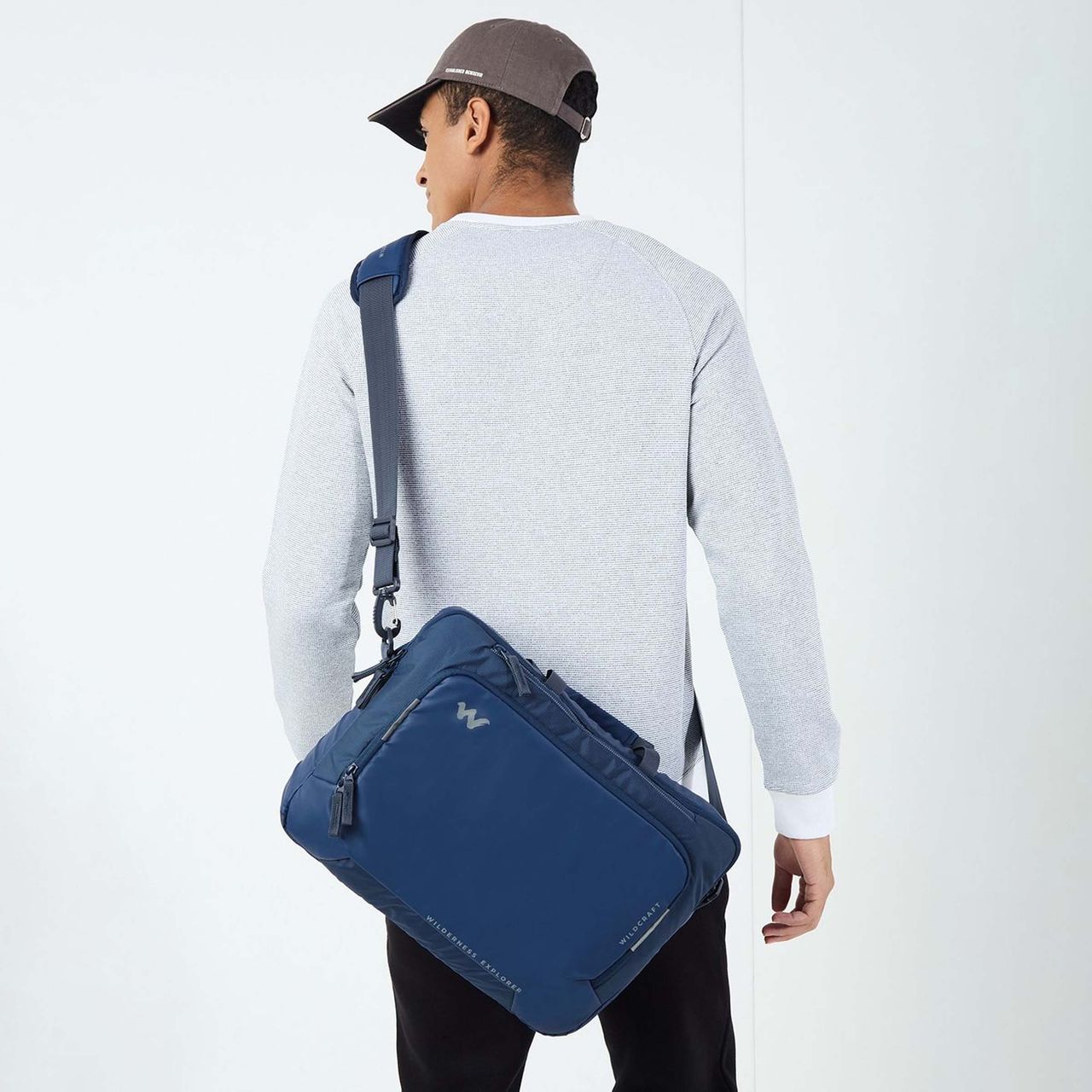 Wildcraft Unisex Polyester 15 L Office Bag | Blue - Free Size